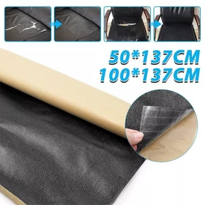 Self Adhesive Leather Repair Patch Couch Sofa Car Seat Chair Renovation Sticker - Picture 1 of 13