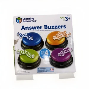 Learning Resources Recordable Answer Buzzers - Set of 4 - Picture 1 of 3