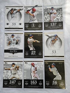 9 Mixed NUMBERED CARDS /150 /29 2007 Topps Moments & Milestones Jones Ichiro #13 - Picture 1 of 6