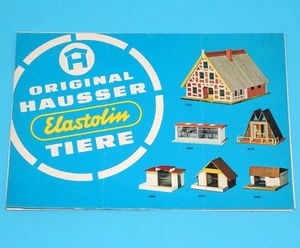 ELASTOLIN 1968 FOLDOUT CATALOG TIERE ANIMALS FARM ZOO HAUSSER CATALOGUE KATALOG - Bild 1 von 5