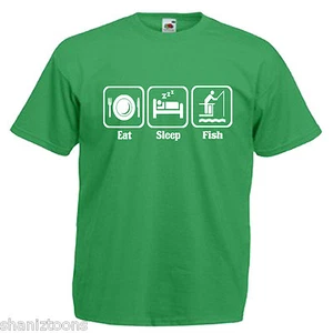 Love Fishing Children's Kids Childs T Shirt - Picture 1 of 9