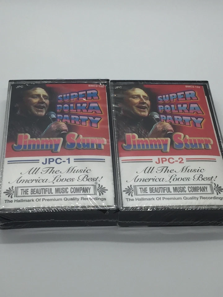 Jimmy Sturr 1997 Super Polka Party Cassette All The Music America Loves JPC-1&2 - Image 1 of 4