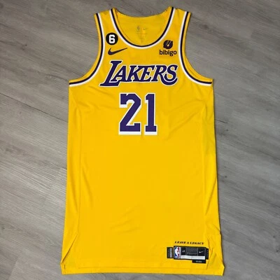 PATRICK BEVERLEY Los Angeles Lakers 2022-23 Team Issue Jersey Nike Russell Patch - Image 1 of 4