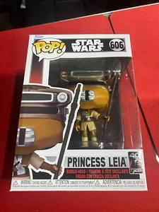 Funko POP Princess Leia Boushh #606 Star Wars Episode VI Return of the Jedi New - Picture 1 of 3