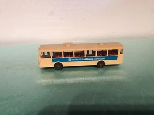 HO Scale Wiking Mercedes Benz Allianz Municipal Transit Bus (24-524) - Picture 1 of 6