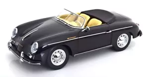 KK Scale 1:12 PORSCHE 356 A SPEEDSTER BLACK 1955 - KKDC120093 - Foto 1 di 8