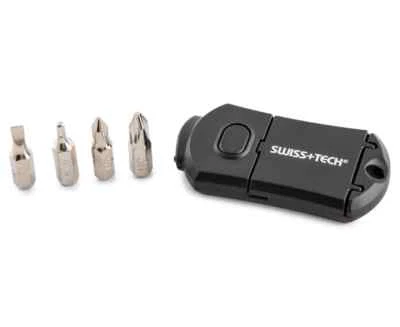 SWISS TECH XDRIVE 6-IN-1 POCKET DRIVER TOOL FLAT HEAD & PHILLIPS SCREDRIVERS - Image 1 of 3