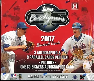 Caja de pasatiempos de béisbol sellada Topps 2007 cofirmantes - ¡¡3 autógrafos!!! - Imagen 1 de 1
