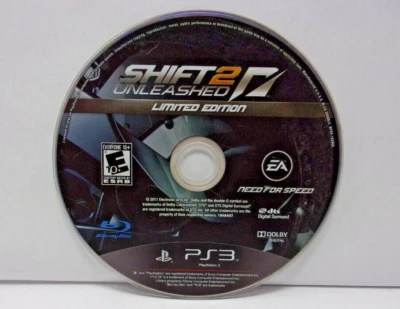 PS 3 Shift 2 Unleashed Limited Edition Video Game Sony Playstation 3 Disc Only - Image 1 of 2