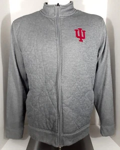 Colosseum Indiana Hoosiers Jacke Full Zip Polyester Herren Large grau Logo warm - Bild 1 von 12