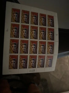 Siehe. Fotos. US 1999 33c Ayn Rand Blatt mit 20 Briefmarken Scott #3308 postfrisch, unbenutzt - Bild 1 von 4