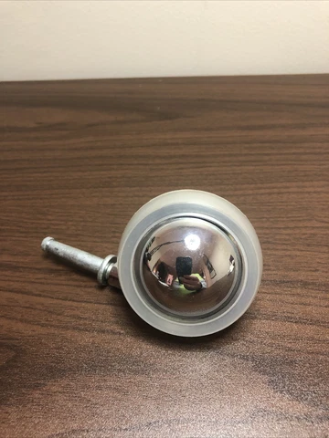 Shepherd  Style Roller Ball Caster Wheel Chrome Vintage New Old Stock 2” Cover