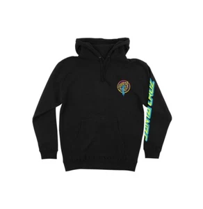 Santa Cruz ROSKOPP DOT Black Graphic Hooded Pullover Sweatshirt Men's Hoodie - Picture 1 of 2