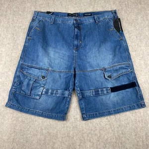 Vintage 90s Y2K Marithe Francois Girbaud Shorts Size 44 Shuttle Baggy Denim NEW! - Picture 1 of 16