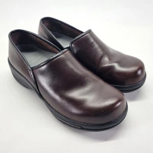 Dansko Clogs EU 40 US 10 Leather Shoes Slip Resistant Brown - Picture 1 of 12