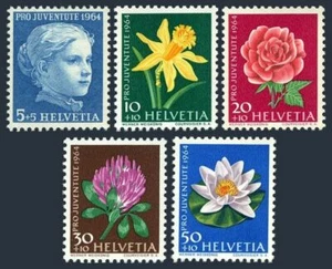 Switzerland B339-B343, MNH. Michel 803-807. Albert Anker, Flowers. 1964. - Picture 1 of 1