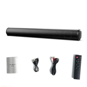 23'' Wired Wireless Bluetooth 5.0 TV Soundbar Subwoofer Theater Surround Speaker - Picture 1 of 11