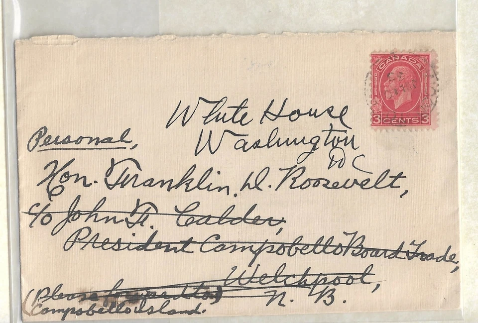 Nootka Sound 1933, Columbia Británica a Franklin Roosevelt, Casa Blanca (52957) Foto 1 de 1