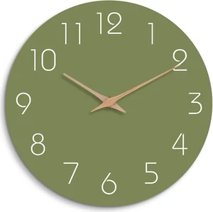 Modern Wall Clock - Silent Non-Ticking 8 Inch Wall Clocks Battery Operated Simpl - Picture 1 of 12