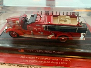 1948 Mack Pumper Fire Engine Del Prado Diecast Model 1:64 USA - Picture 1 of 5