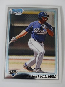 2010 Bowman Chrome #BCP200 Everett Williams San Diego Padres RC Baseball Card
