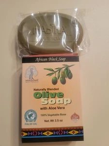 Madina African Black Soap Olive Soap With Aloe Vera - Picture 1 of 1