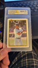 1990 Bowman Baseball Error Griffey Jr Front Rob Deer Back Gem-Mt 10