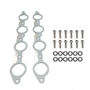 LS MLS Exhaust Manifold Header Gasket Pair W/Bolts For LS1 4.8 5.3 5.7 6.0 6.2L - Bild 1 von 8