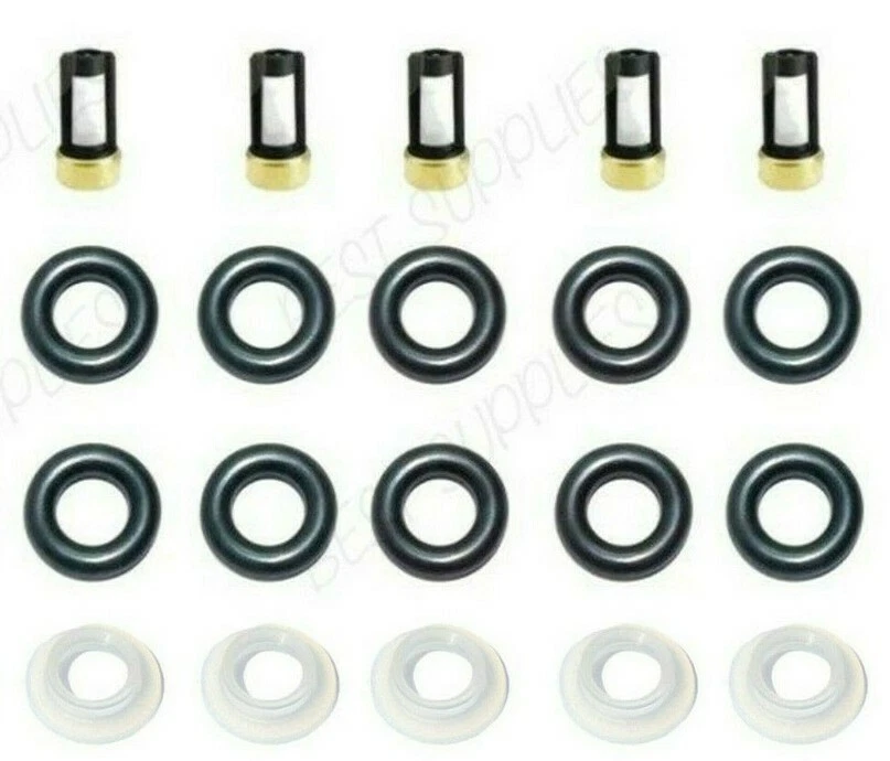 Fuel Injector Service Kit O-rings Seals Filters Pintle Caps for Volvo Turbo - Image 1 of 1