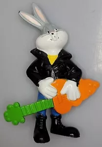 Vintage 1994 NOS Warner Bros Looney Tunes Rock & Roll Bugs Bunny PVC Figure -3 - Picture 1 of 4
