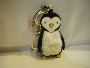 Victoria's Secret Penguin Keychain Fob Bag Charm Faux Fur New Sealed - Bild 1 von 11