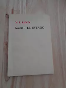 Sobre El Estado por V I Lenin 1974 SC - Imagen 1 de 1