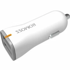 Cargador de coche Romoss Ranger 17 de alto rendimiento doble USB incluye cable micro-USB - Imagen 1 de 1