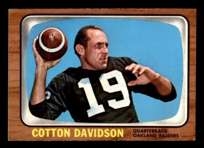 1966 Topps Football #109 Cotton Davidson EX *e1 - Image 1 of 2