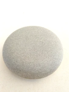 Google Home Mini Smart Speaker 10395A-with Google Assistant Chalk Gray - Picture 1 of 3