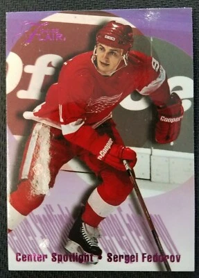 1994-95 Flair Hockey Center Spotlight SERGEI FEDOROV #2 - Image 1 of 2