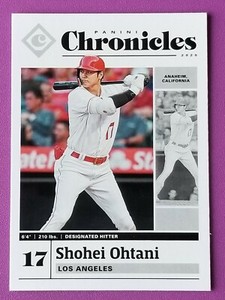 2020 CHRONICLES #8 BASEBALL SHOHEI OHTANI LOS ANGELES ANGELS 