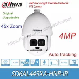 Cámara de seguridad Dahua 4MP 45x zoom Starlight PTZ seguimiento automático SD6AL445XA-HNR-IR - Imagen 1 de 8