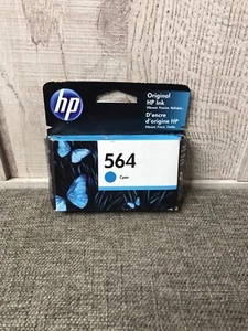 Genuine HP 564 Original Cyan Printer Ink Cartridge - Picture 1 of 4