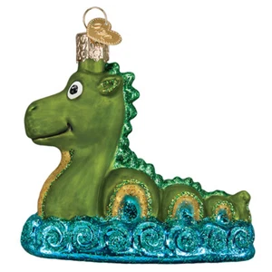 Old World Christmas Loch Ness Monster 12566 Glass Ornament w/ OWC Gift Box - Picture 1 of 1