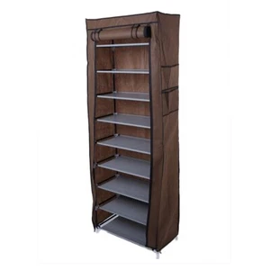 Adjustable Shoe Rack Organizer Storage Shoe Shelves 10 Tier 50 Pair FreeStanding - Picture 1 of 12