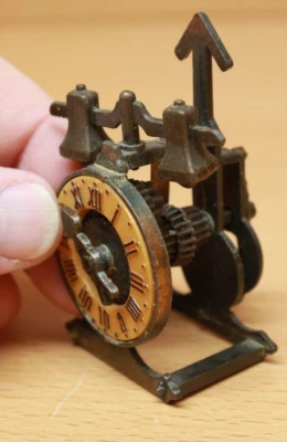 Reloj Durham Industries 1976 miniaturas de metal 5471 casa de muñecas American Greeting Foto 1 de 4