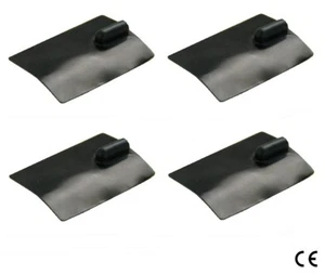 VR 4 Electrodos Silicona Placa Caucho 50 x 100mm Electroestimulador Enchufe 4mm - Imagen 1 de 2