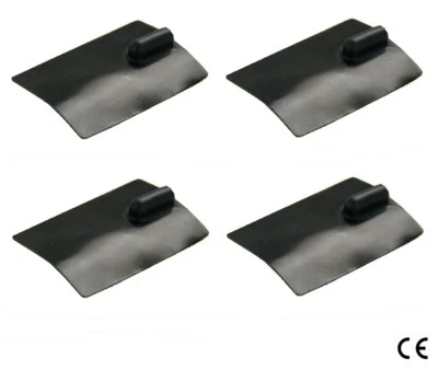 FIAB vr 4 elettrodi silicone placca gomma 50 x 100mm elettrostimolatore spinotto 4mm