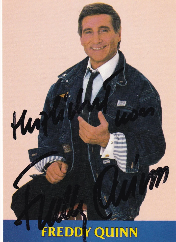 Autogramm - Freddy Quinn - Bild 1 von 1