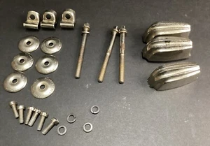 3 Slingerland Beavertail Radio King Lugs Nickel W/ Tension Rods & Claws Vintage - Picture 1 of 10