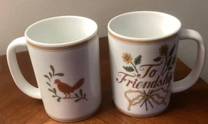 2 - MOTTAHEDEH WILLIAMSBURG RESERVE COLLECTION FRIENDSHIP MUGS - Picture 1 of 4