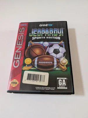Jeopardy Sports Edition (Sega Genesis, 1994) - Image 1 of 3