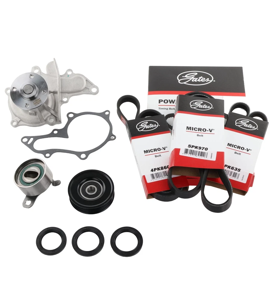 Timing Belt Kit +WP +DB +EP for Holden Nova LF LG 7A-FE 7AFE - image 1 of 1