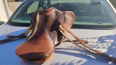 G Passier And Sohn Hannover Saddle Modell # 174420 Made In West Germany - Image 1 of 4